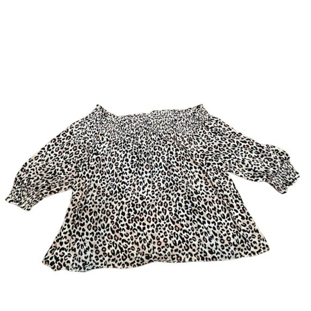NWT City Chic Poise Top Cheetah Print Size 20 Women